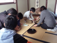 昨年の茶道教室